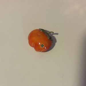 Orange/Red H.A.R. Vintage tomato brooch era appt. 1950’s great condition